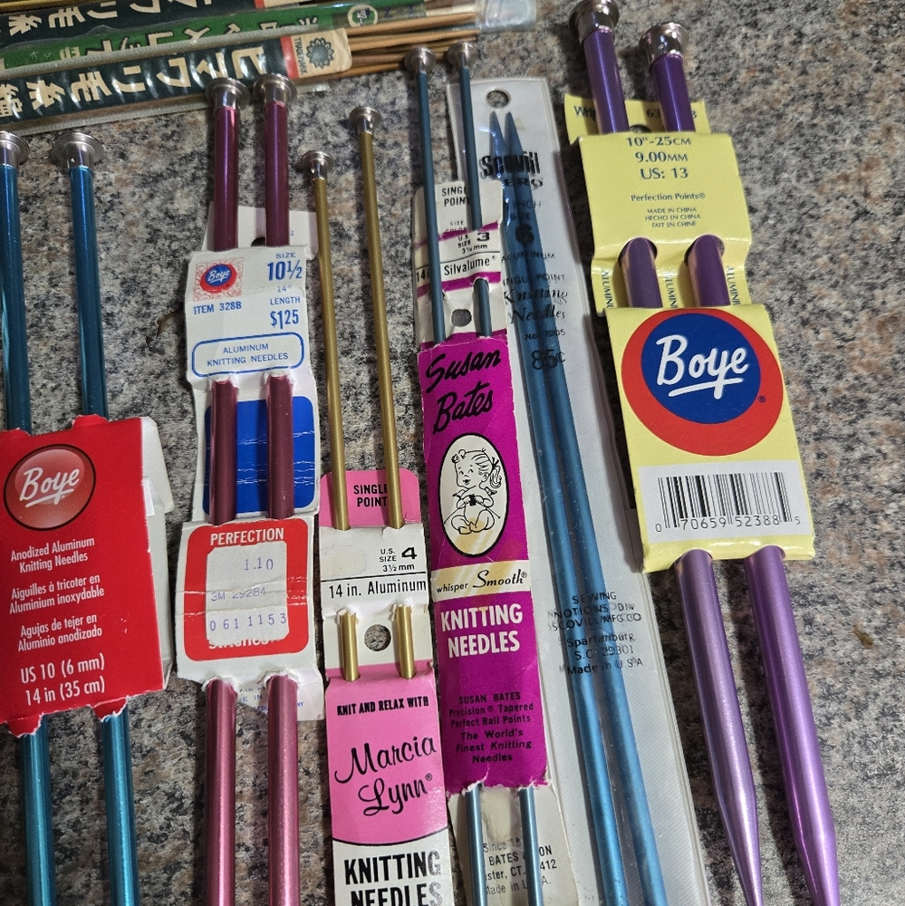 Asst Vtg Knitting Needles Sets - Picture 2 of 5